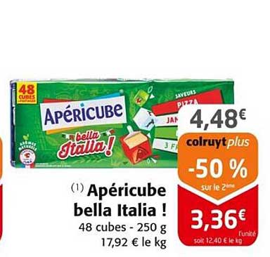 Apéricube bella Italia !