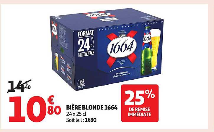 BIÈRE BLONDE 1664