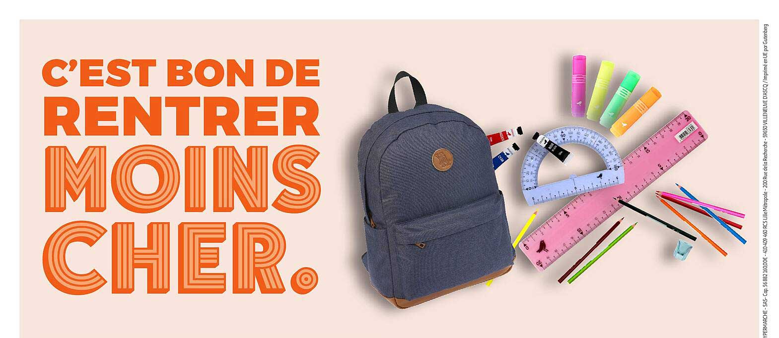 C’est bon de rentrer moins cher.