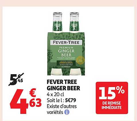 FEVER TREE GINGER BEER