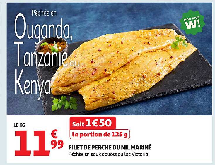 FILET DE PERCHE DU NIL MARINÉ