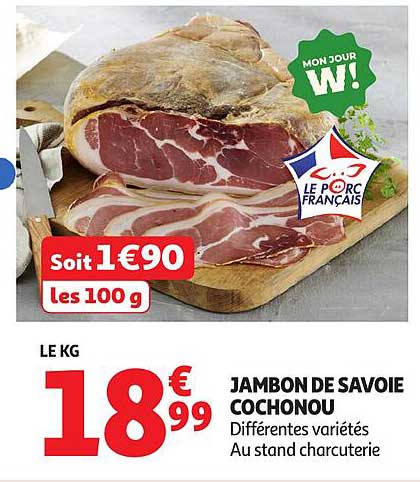 JAMBON DE SAVOIE COCHONOU