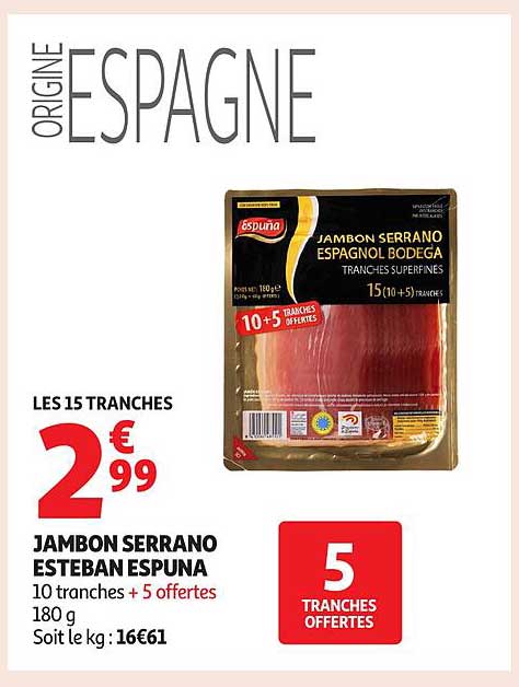 JAMBON SERRANO ESTEBAN ESPUNA