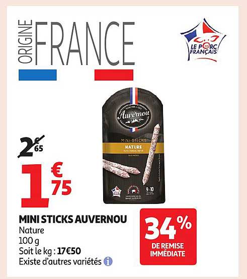 MINI STICKS AUVERNOU