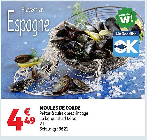 MOULES DE CORDE