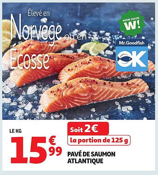 Pavé de Saumon Atlantique