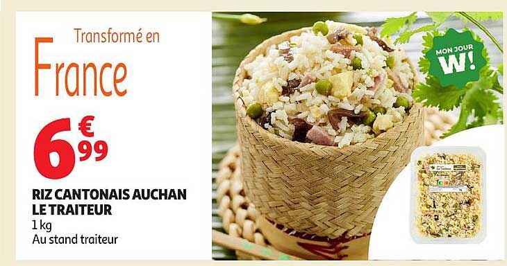 RIZ CANTONNAIS AUCHAN LE TRAITEUR