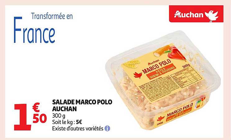 SALADE MARCO POLO AUCHAN