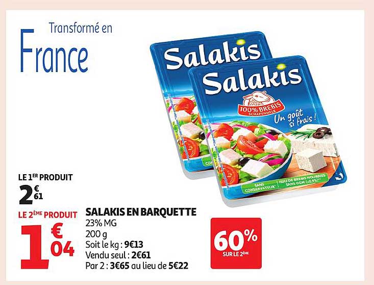 SALAKIS EN BARQUETTE