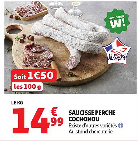 SAUCISSE PERCHÉE COCHONOU