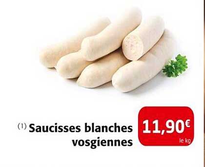 Saucisses blanches vosgiennes