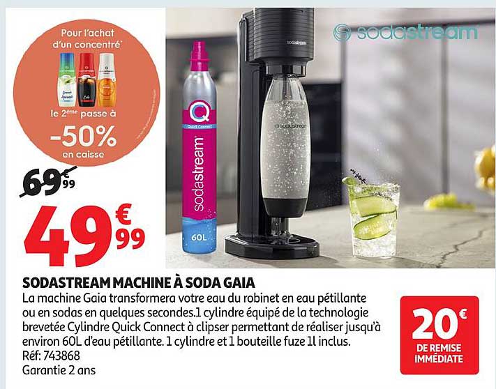 SODASTREAM MACHINE À SODA GAIA