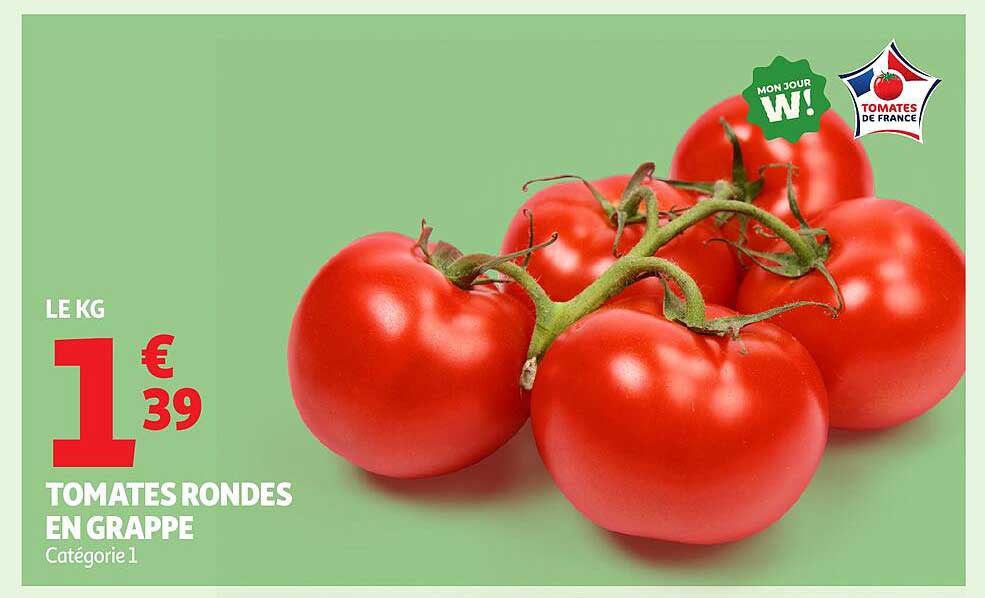 TOMATES RONDES EN GRAPPE