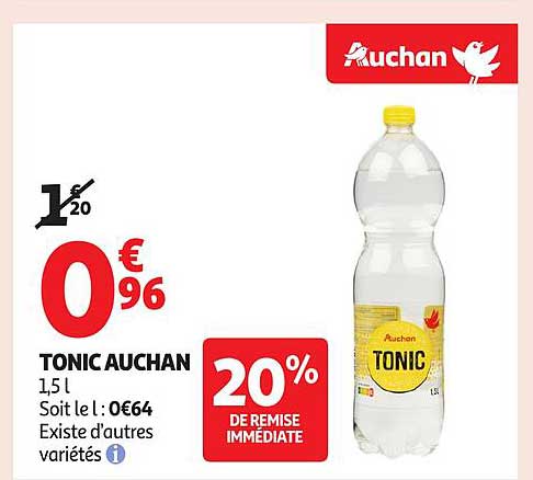 TONIC AUCHAN 1,5 L