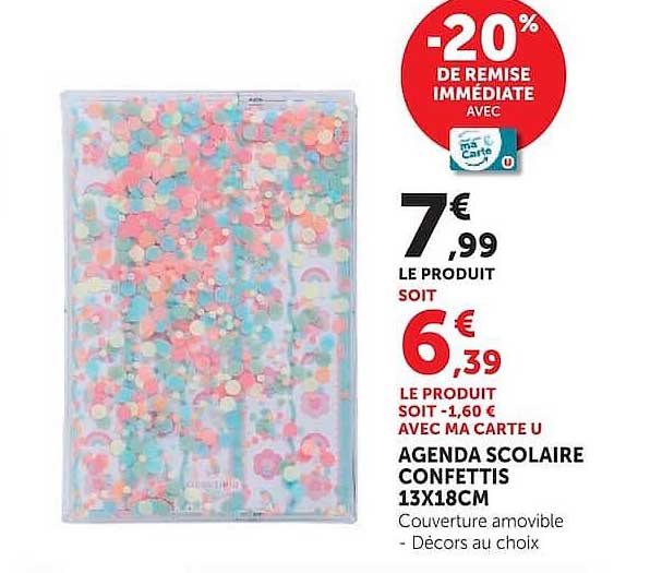 -20% DE REMISE IMMÉDIATE AVEC MA CARTE U