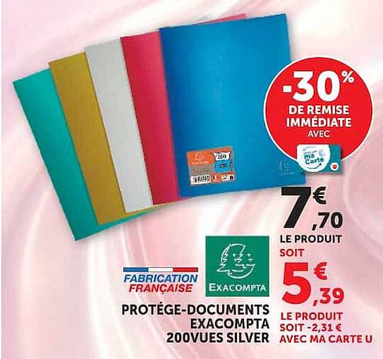 -30% DE REMISE IMMÉDIATE AVEC ma Carte U