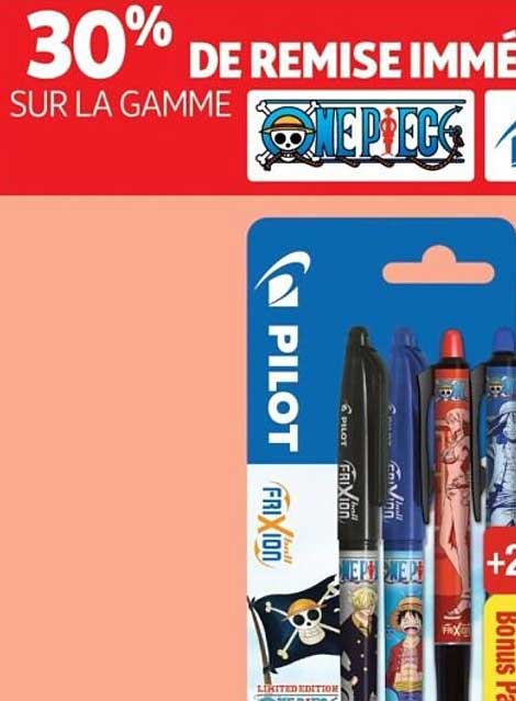 30% DE REMISE IMMÉDIATE SUR LA GAMME ONE PIECE