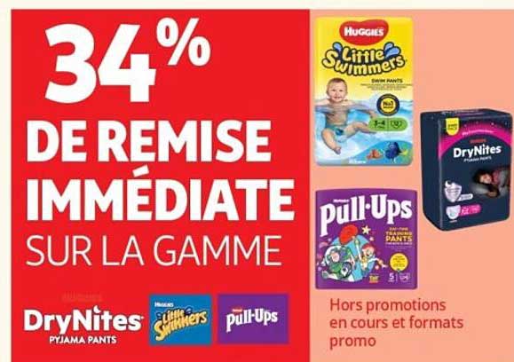 34% DE REMISE IMMÉDIATE SUR LA GAMME