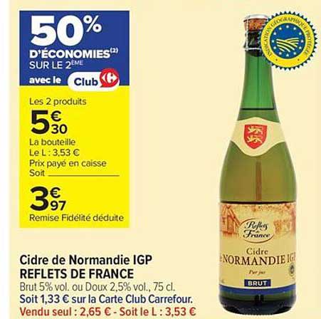 50% d'économies sur le 2ème avec le Club Carrefour