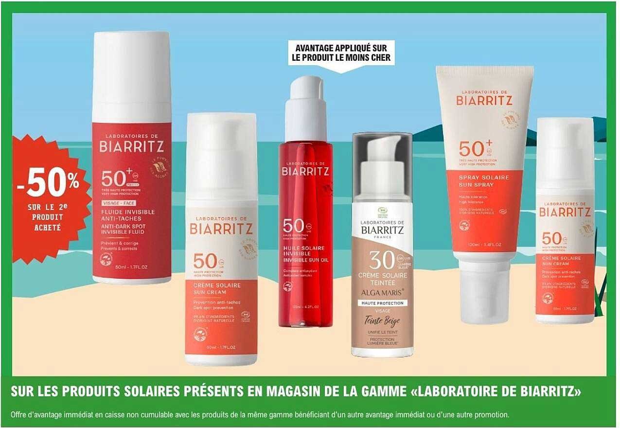 -50% SUR LE 2e PRODUIT ACHETÉ