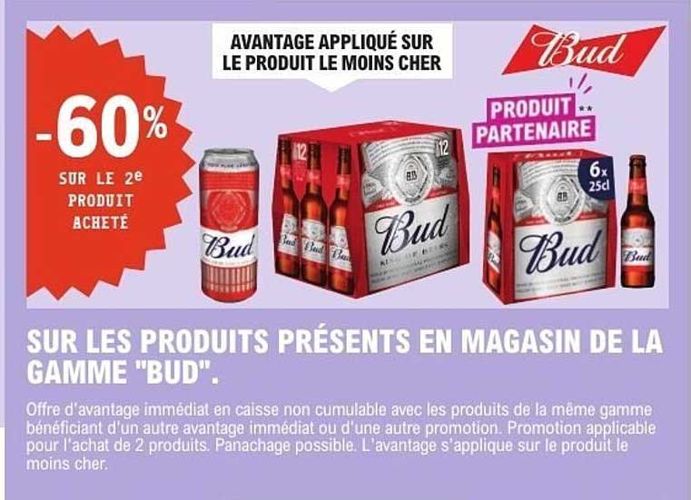 -60% SUR LE 2e PRODUIT ACHETÉ