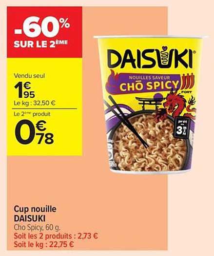 -60% SUR LE 2ÈME