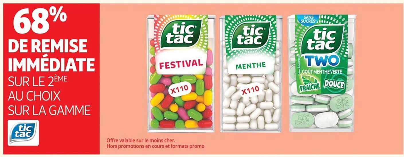 68% DE REMISE IMMÉDIATE SUR LE 2ÈME AU CHOIX SUR LA GAMME