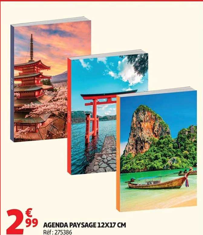 AGENDA PAYSAGE 12X17 CM
