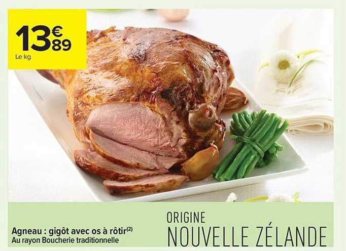 Agneau : gigot avec os à rôtir