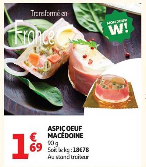 ASPIC OEUF MACÉDOINE