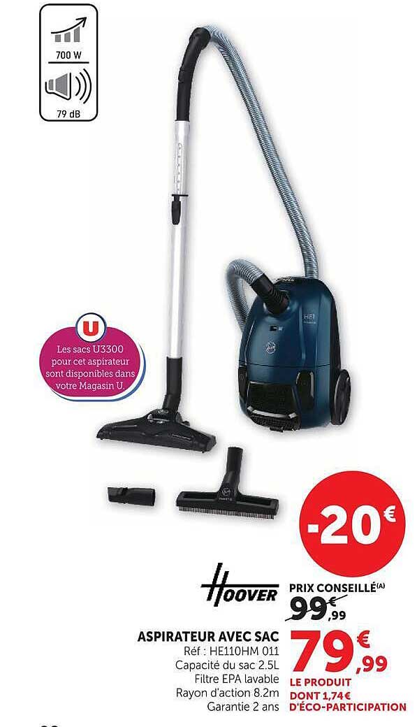 ASPIRATEUR AVEC SAC