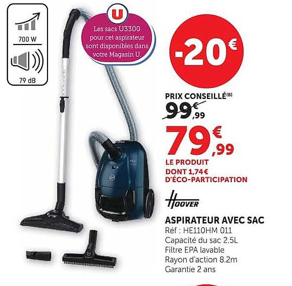 ASPIRATEUR AVEC SAC