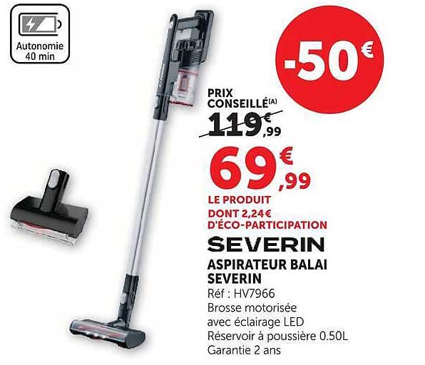 ASPIRATEUR BALAI SEVERIN