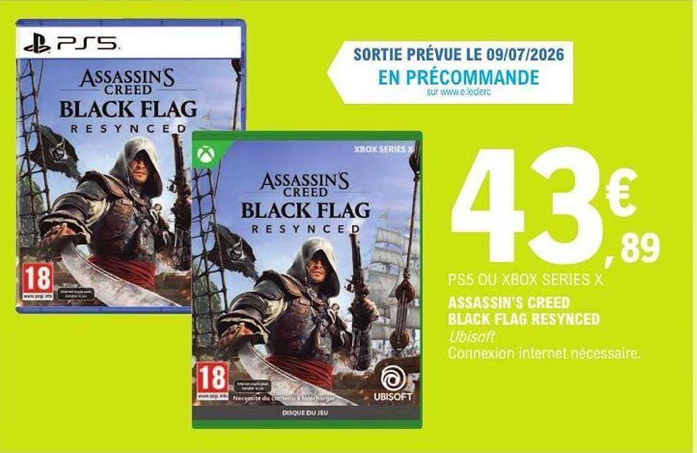 ASSASSIN'S CREED BLACK FLAG RESYNCED