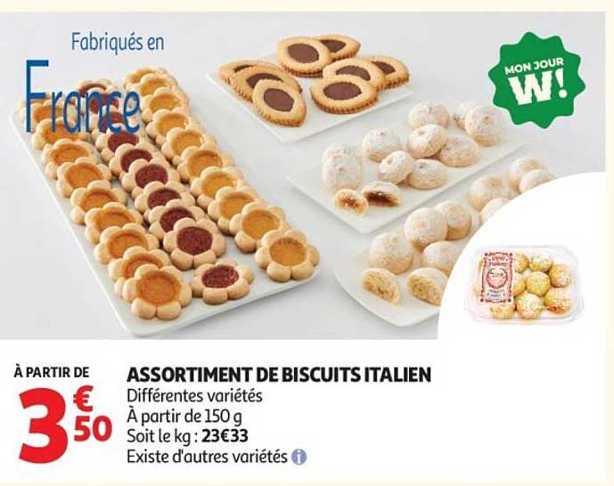 ASSORTIMENT DE BISCUITS ITALIEN