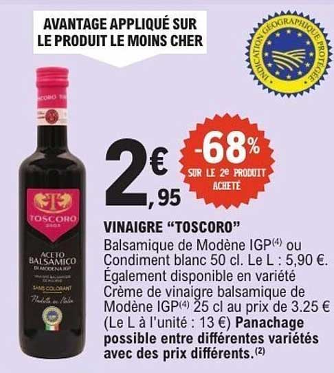 AVANTAGE APPLIQUÉ SUR LE PRODUIT LE MOINS CHER