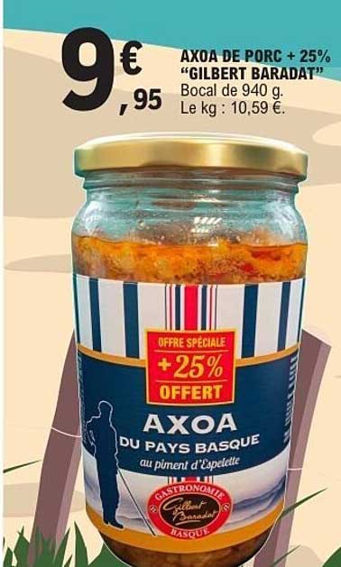 AXOA DE PORC +25% "GILBERT BORADAT"