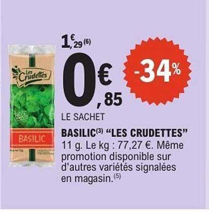 BASILIC(3) “LES CRUDTTETTES”