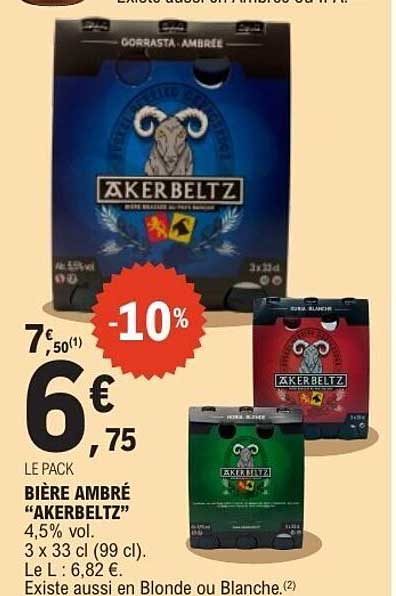 BIÈRE AMBRÉ “AKERBELTZ”