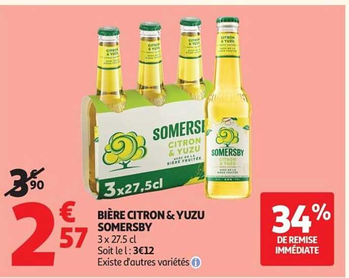 BIÈRE CITRON & YUZU SOMERSBY
