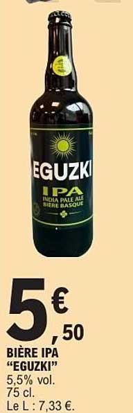 BIÈRE IPA “EGUZKI”