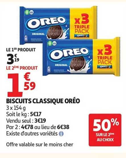 BISCUITS CLASSIQUE ORÉO