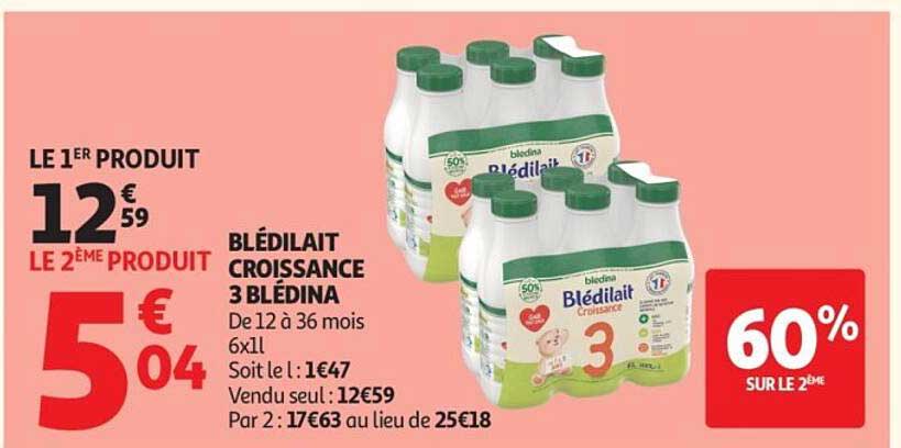 BLÉDILAIT CROISSANCE 3 BLÉDINA