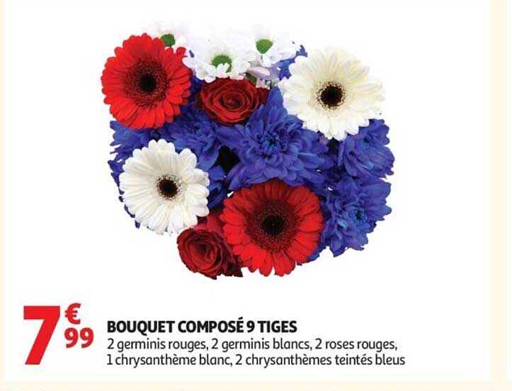 BOUQUET COMPOSÉ 9 TIGES