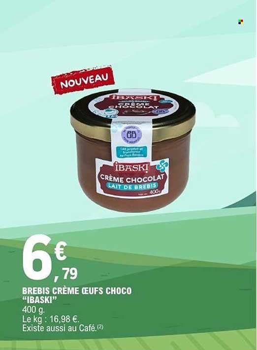 BREBIS CRÈME ŒUFS CHOCO “IBASKI”