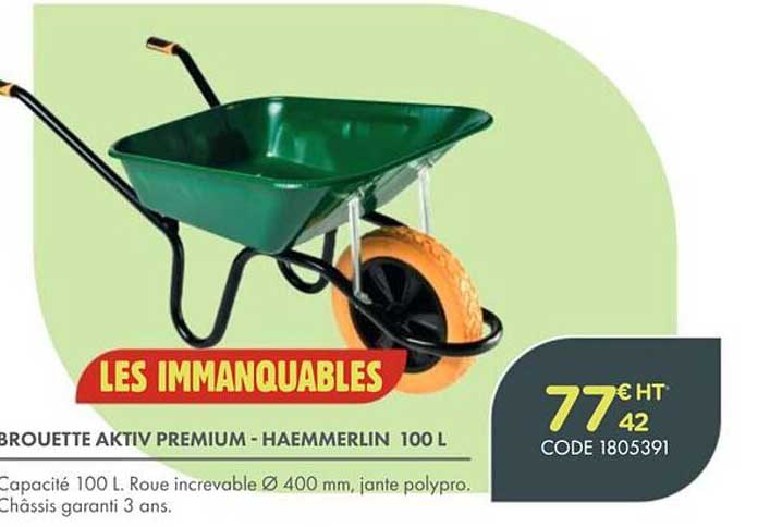 BROUETTE AKTIV PREMIUM - HAEMMERLIN 100 L