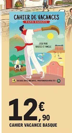 CAHIER DE VACANCES PAYS BASQUE
