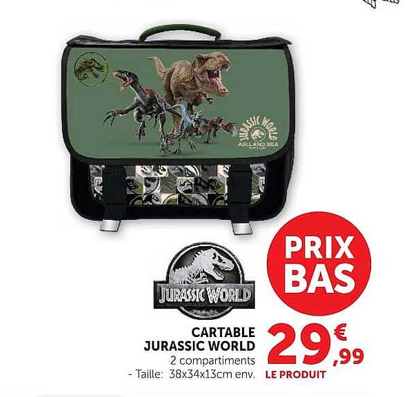 CARTABLE JURASSIC WORLD