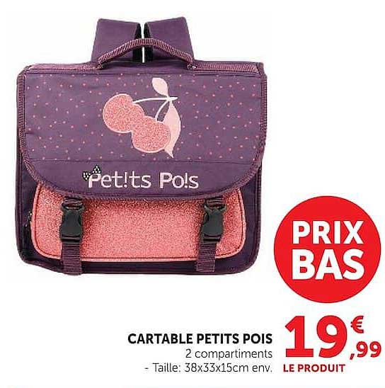 CARTABLE PETITS POIS