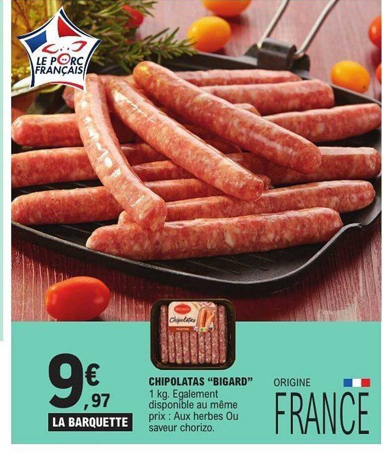 CHIPOLATAS “BIGARD”